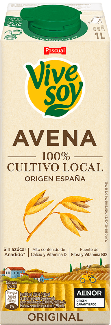 Imagen de Vivesoy Bebida de Avena Original