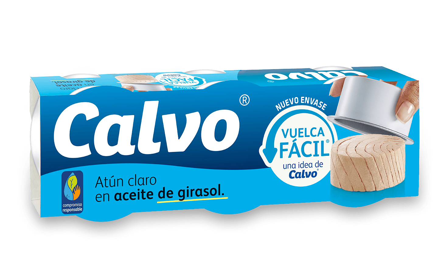 Calvo Atún Claro en Aceite de Girasol