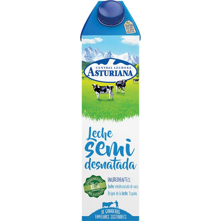 ASTURIANA Leche Semidesnatada