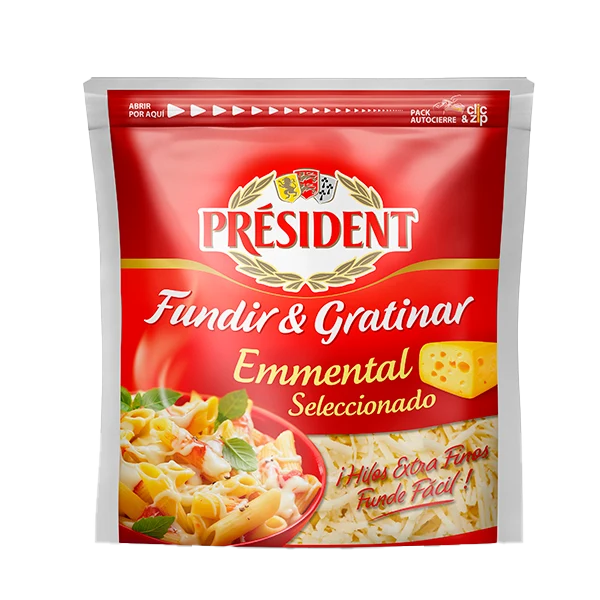 President Queso Emmental Rallado